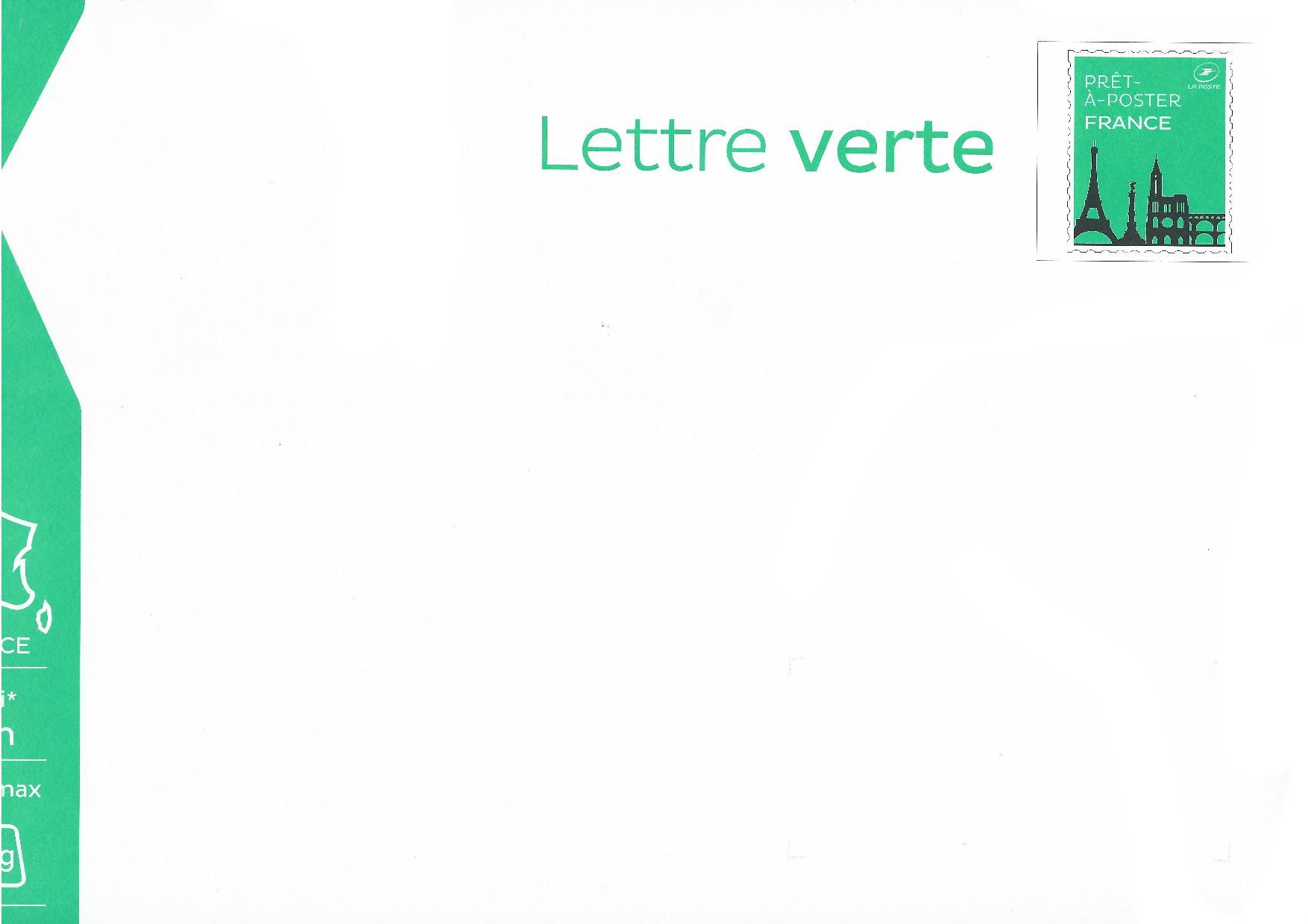 Lettre verte 100 grammes